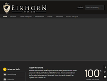 Tablet Screenshot of einhorninteriors.com
